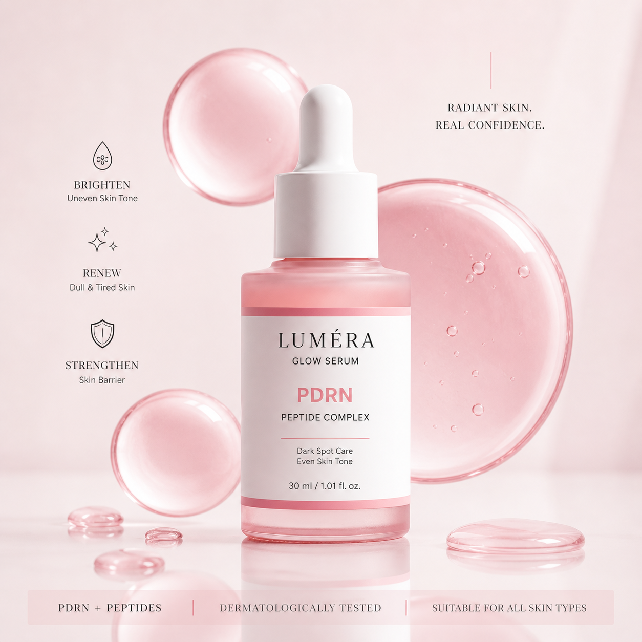 Luméra Glow Serum – Radiant Skin with PDRN & Peptides