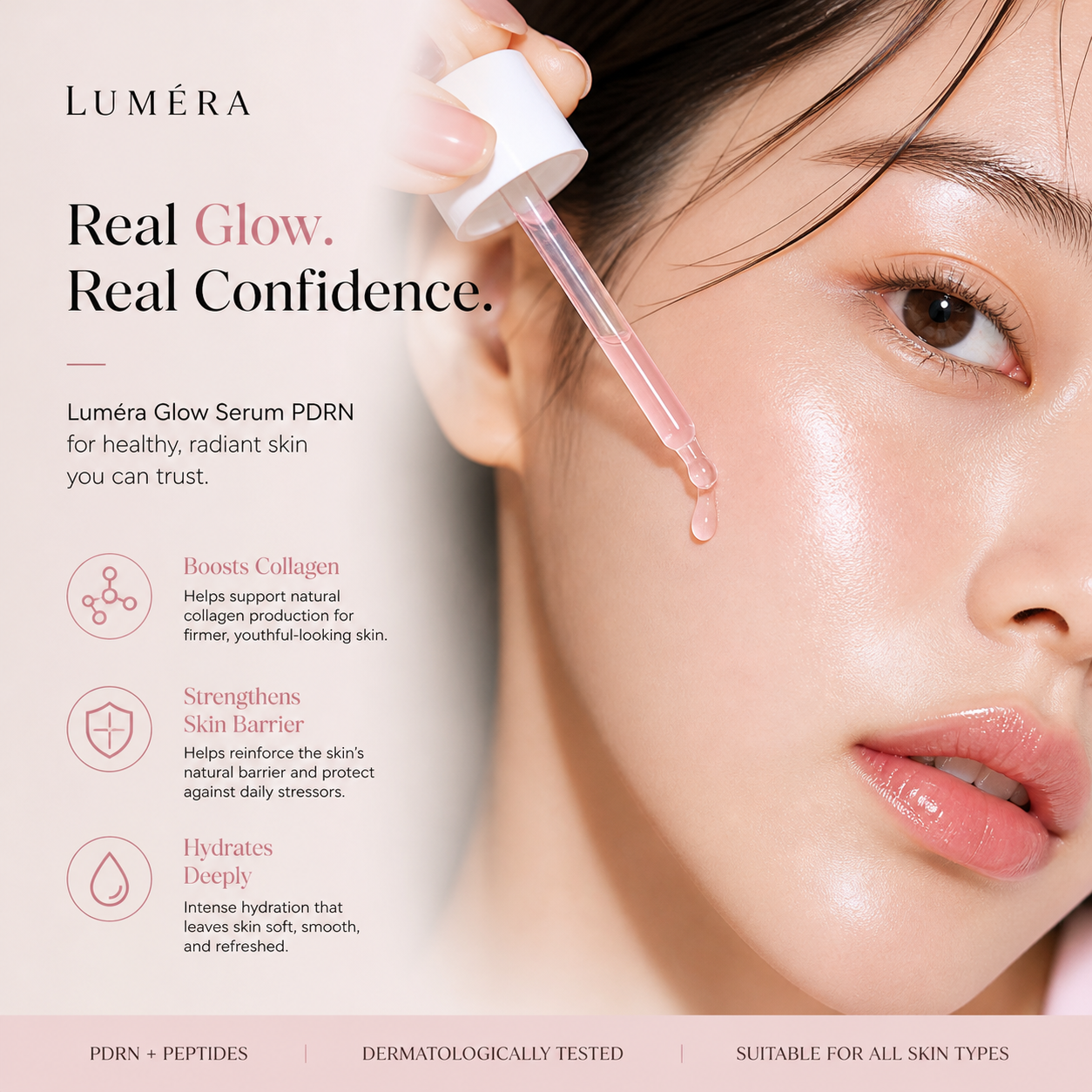 Luméra Glow Serum – Radiant Skin with PDRN & Peptides